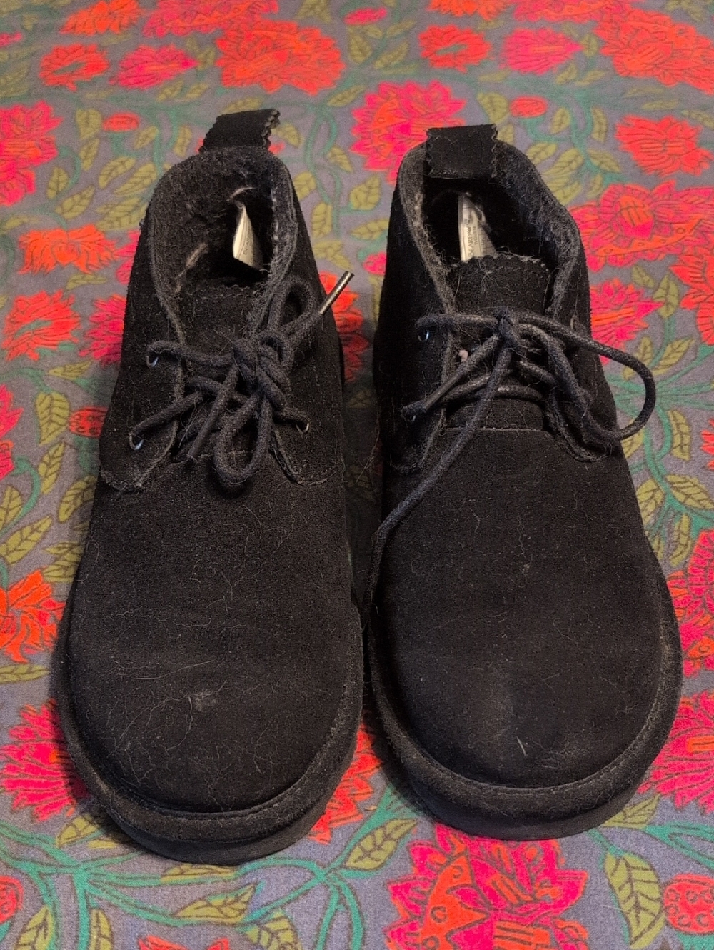 bearpaw synthetic fur boots sz 9